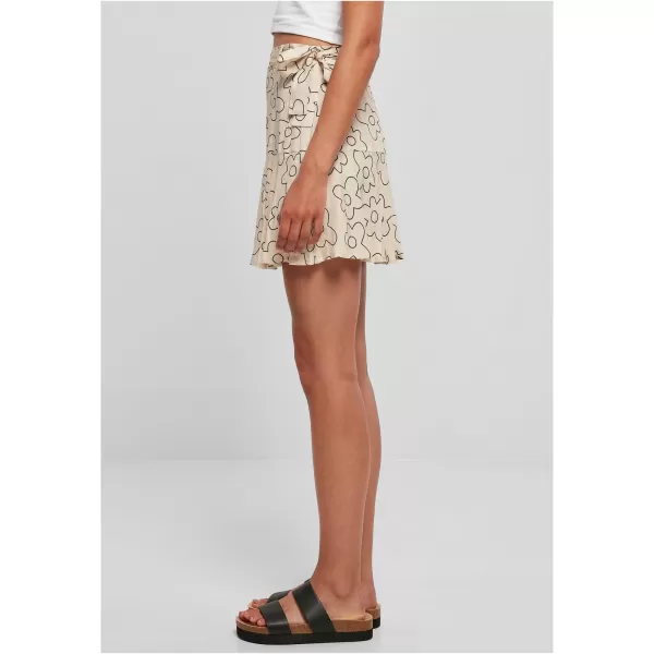  Fusta doamnelor URBAN CLASSICS TB4367 FLOARE MOALE DE IARBĂ DE MARE 