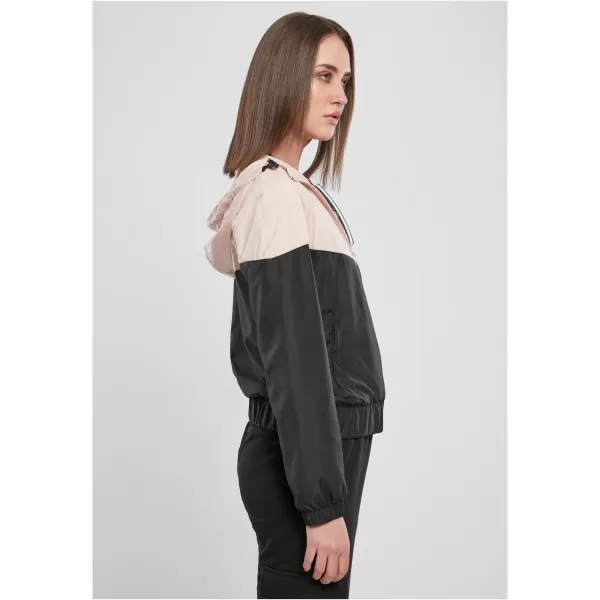  Geacă pentru doamne URBAN CLASSICS TB3638 ROZ DESCHIS/NEGRU 