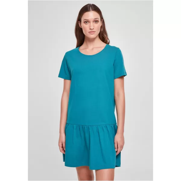  Rochie URBAN CLASSICS TB4104 APĂ VERDE 