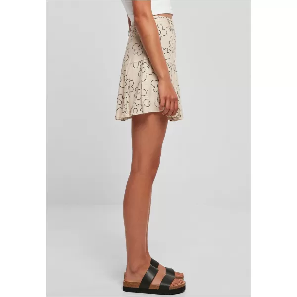  Fusta doamnelor URBAN CLASSICS TB4367 FLOARE MOALE DE IARBĂ DE MARE 