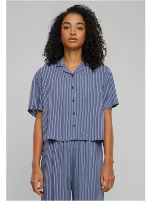 Cămaşă URBAN CLASSICS TB4365 DUNGĂ DE PIN ALBASTRU VINTAGE