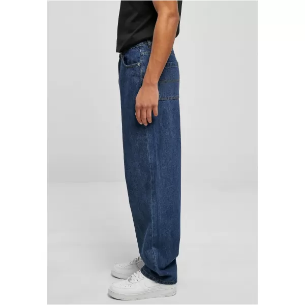  Blugi URBAN CLASSICS TB4461 MID INDIGO S -A SPĂLAT 