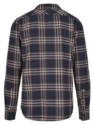 Cămaşă URBAN CLASSICS TB3807 ALBASTRU ÎNCHIS/RUSTRAT