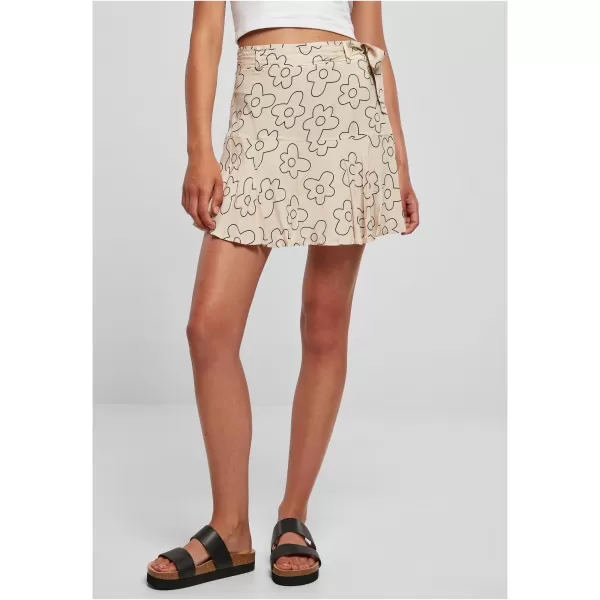 Fusta doamnelor URBAN CLASSICS TB4367 FLOARE MOALE DE IARBĂ DE MARE 