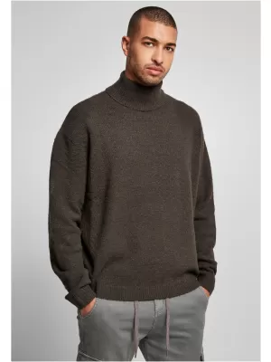 Pulover pentru bărbați URBAN CLASSICS TB4496 PASĂRE NEAGRĂ