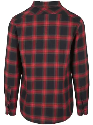 Cămaşă URBAN CLASSICS TB3195 NEGRU/ROȘU