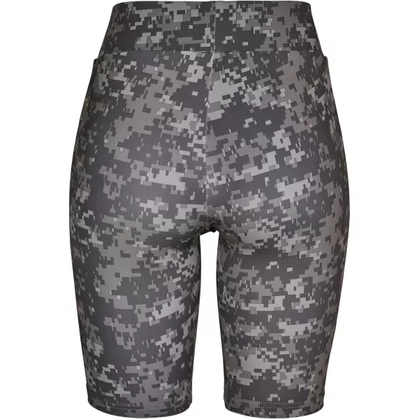  Pantaloni scurți pentru doamne URBAN CLASSICS TB3423 CAMO DIGITAL ÎNTUNECAT 
