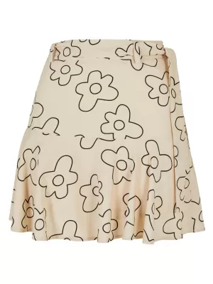 Fusta doamnelor URBAN CLASSICS TB4367 FLOARE MOALE DE IARBĂ DE MARE