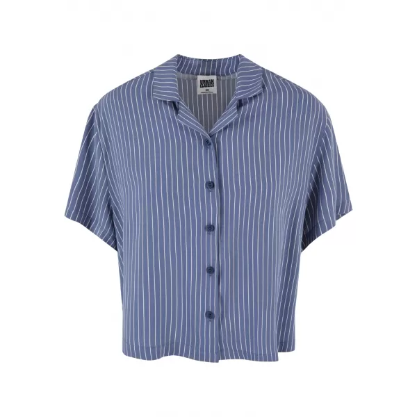  Cămaşă URBAN CLASSICS TB4365 DUNGĂ DE PIN ALBASTRU VINTAGE 
