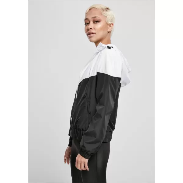  Geacă pentru doamne URBAN CLASSICS TB3638 ALB/NEGRU 