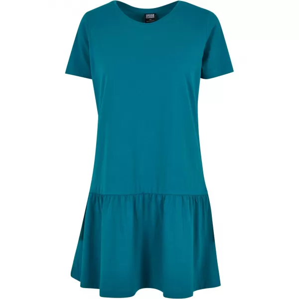  Rochie URBAN CLASSICS TB4104 APĂ VERDE 