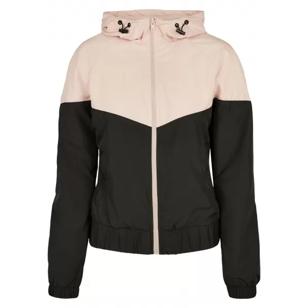  Geacă pentru doamne URBAN CLASSICS TB3638 ROZ DESCHIS/NEGRU 