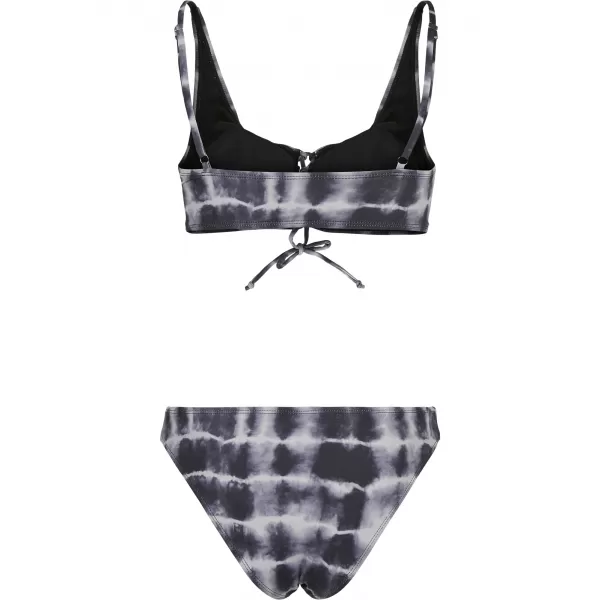  Costum de baie URBAN CLASSICS TB4384 NEGRU/ALB 