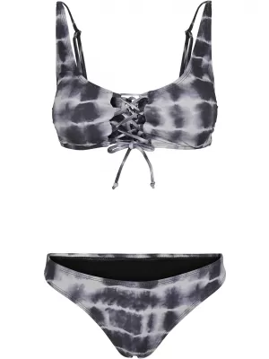 Costum de baie URBAN CLASSICS TB4384 NEGRU/ALB