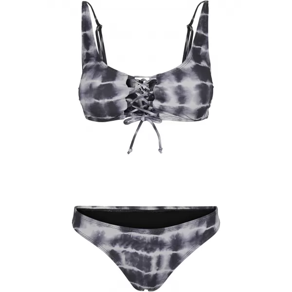  Costum de baie URBAN CLASSICS TB4384 NEGRU/ALB 