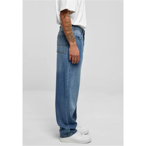  Blugi URBAN CLASSICS TB4461 MID DEEP BLUE 