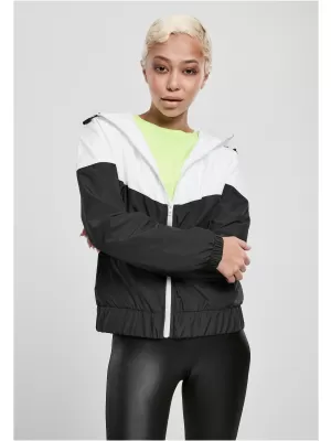 Geacă pentru doamne URBAN CLASSICS TB3638 ALB/NEGRU