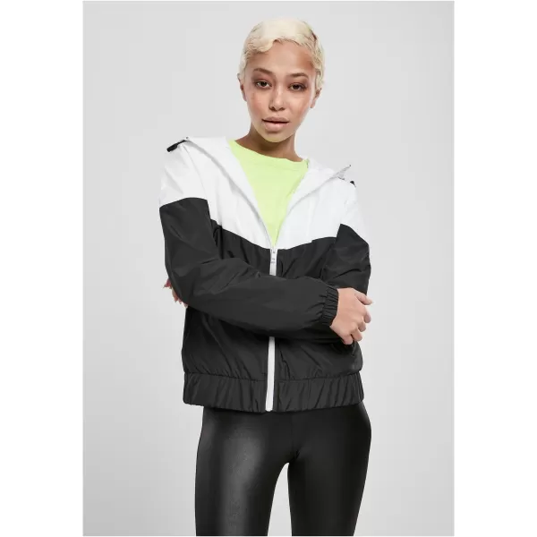  Geacă pentru doamne URBAN CLASSICS TB3638 ALB/NEGRU 
