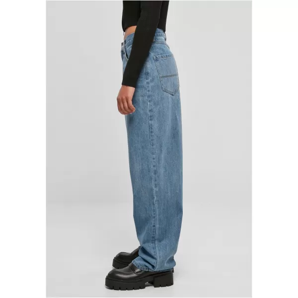  Pantalonii pentru doamne URBAN CLASSICS TB4524 PIATRA MIJLOCIE SPĂLATĂ 