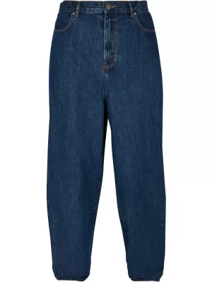 Blugi URBAN CLASSICS TB4461 MID INDIGO S -A SPĂLAT