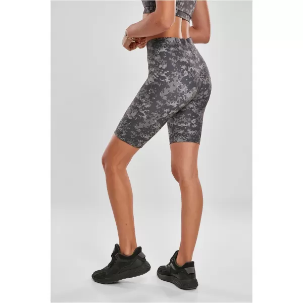 Pantaloni scurți pentru doamne URBAN CLASSICS TB3423 CAMO DIGITAL ÎNTUNECAT 