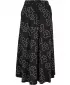 Fusta doamnelor URBAN CLASSICS TB4099 FLOARE NEAGRĂ