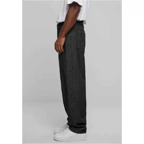  Blugi URBAN CLASSICS TB4461 ACIDUL NEGRU SPĂLAT 