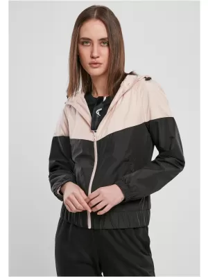 Geacă pentru doamne URBAN CLASSICS TB3638 ROZ DESCHIS/NEGRU