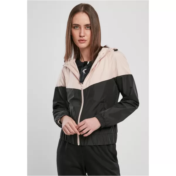  Geacă pentru doamne URBAN CLASSICS TB3638 ROZ DESCHIS/NEGRU 