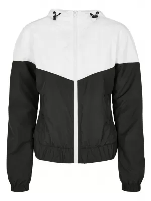 Geacă pentru doamne URBAN CLASSICS TB3638 ALB/NEGRU