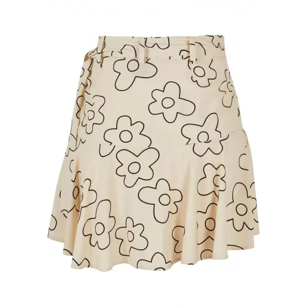  Fusta doamnelor URBAN CLASSICS TB4367 FLOARE MOALE DE IARBĂ DE MARE 