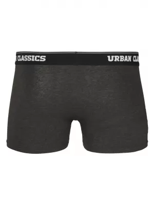 Boxer URBAN CLASSICS TB3540 BRANDING AOP/NEGRU/CĂRBUNE