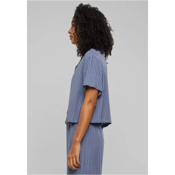  Cămaşă URBAN CLASSICS TB4365 DUNGĂ DE PIN ALBASTRU VINTAGE 