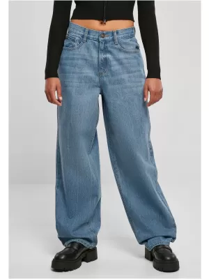 Pantalonii pentru doamne URBAN CLASSICS TB4524 PIATRA MIJLOCIE SPĂLATĂ