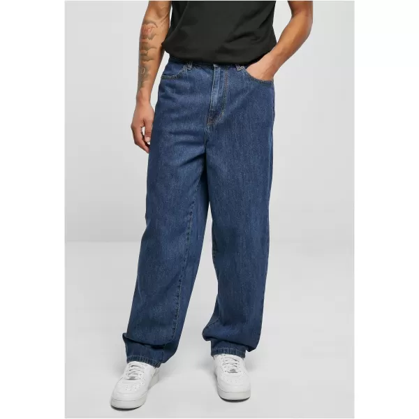  Blugi URBAN CLASSICS TB4461 MID INDIGO S -A SPĂLAT 