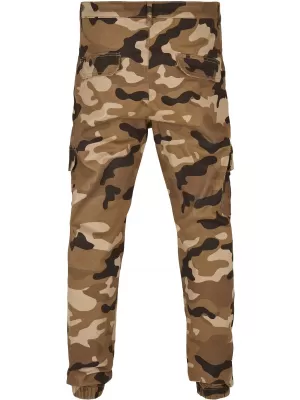 Pantaloni URBAN CLASSICS TB3137 CAMO LA SOL ÎNTUNECAT