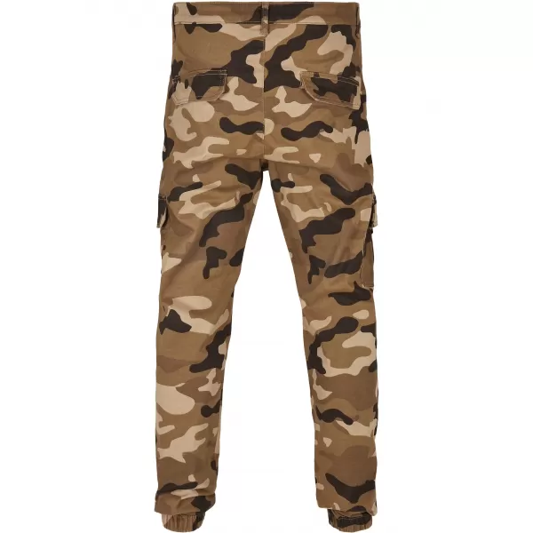  Pantaloni URBAN CLASSICS TB3137 CAMO LA SOL ÎNTUNECAT 