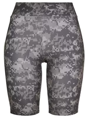 Pantaloni scurți pentru doamne URBAN CLASSICS TB3423 CAMO DIGITAL ÎNTUNECAT