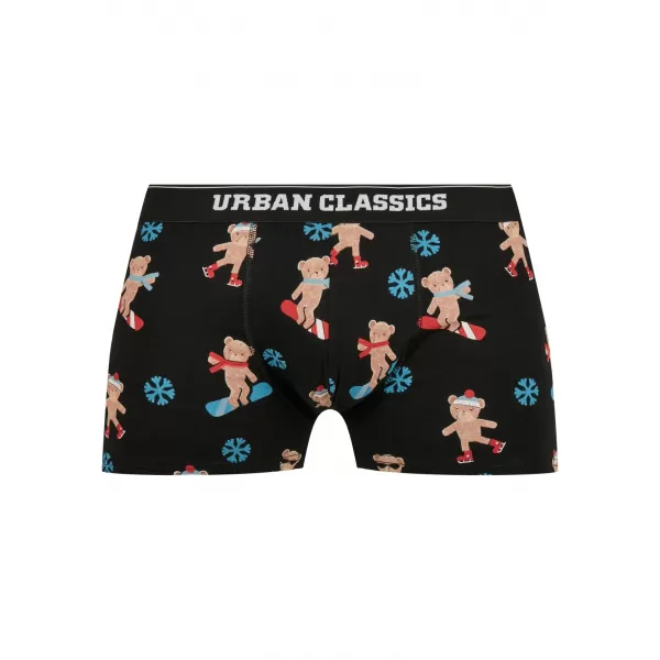  Boxer URBAN CLASSICS TB4503 TEDDY AOP/JASPER/NAVY 