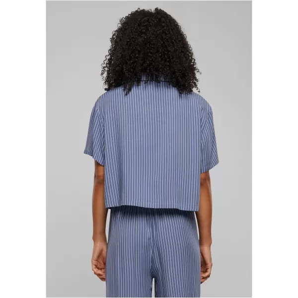  Cămaşă URBAN CLASSICS TB4365 DUNGĂ DE PIN ALBASTRU VINTAGE 