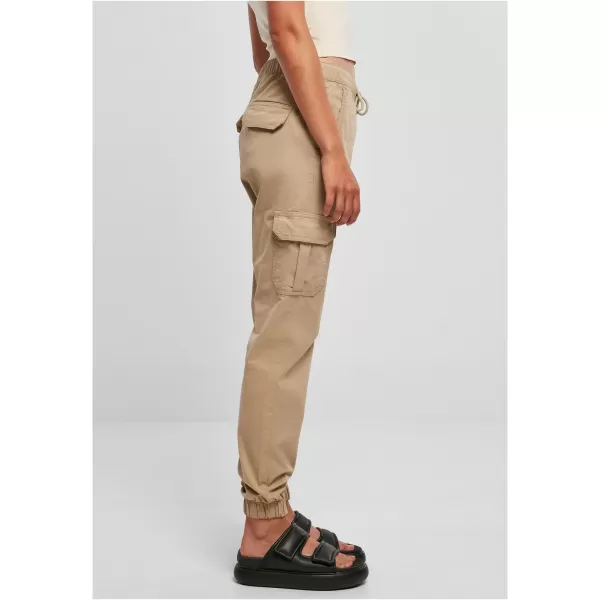 Pantalonii pentru doamne URBAN CLASSICS TB3626 UNIUNE BEIGE 