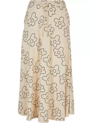 Fusta doamnelor URBAN CLASSICS TB4099 FLOARE MOALE DE IARBĂ DE MARE