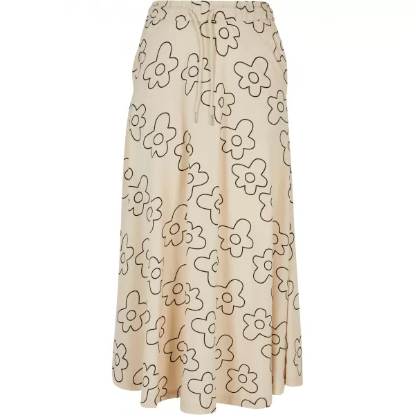  Fusta doamnelor URBAN CLASSICS TB4099 FLOARE MOALE DE IARBĂ DE MARE 