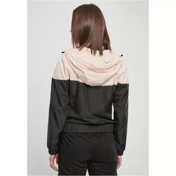  Geacă pentru doamne URBAN CLASSICS TB3638 ROZ DESCHIS/NEGRU 