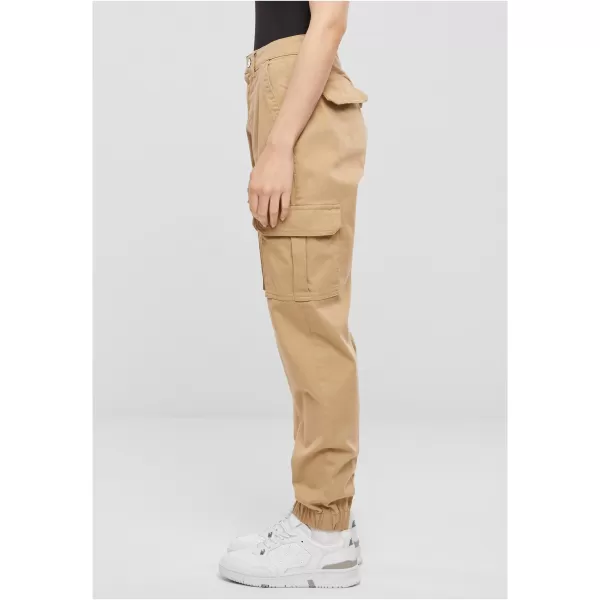  Pantalonii pentru doamne URBAN CLASSICS TB5454 UNIUNE BEIGE 
