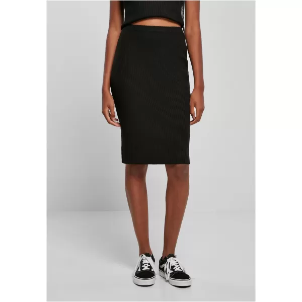  Fusta doamnelor URBAN CLASSICS TB5058 NEGRU 