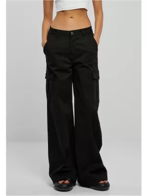 Pantalonii pentru doamne URBAN CLASSICS TB6040 NEGRU