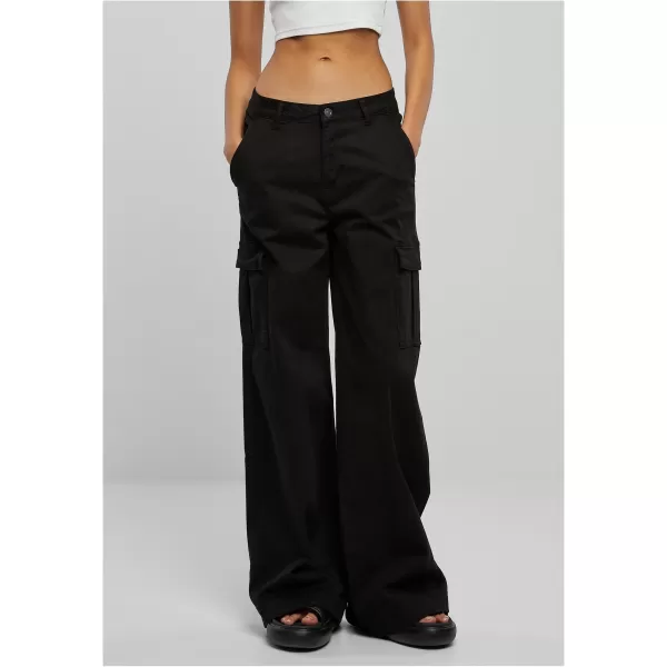  Pantalonii pentru doamne URBAN CLASSICS TB6040 NEGRU 