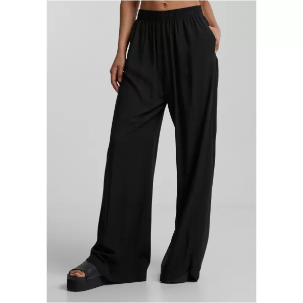  Pantalonii pentru doamne URBAN CLASSICS TB5996 NEGRU 