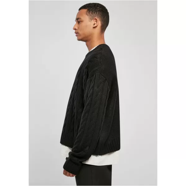  Pulover pentru bărbați URBAN CLASSICS TB5512 NEGRU 